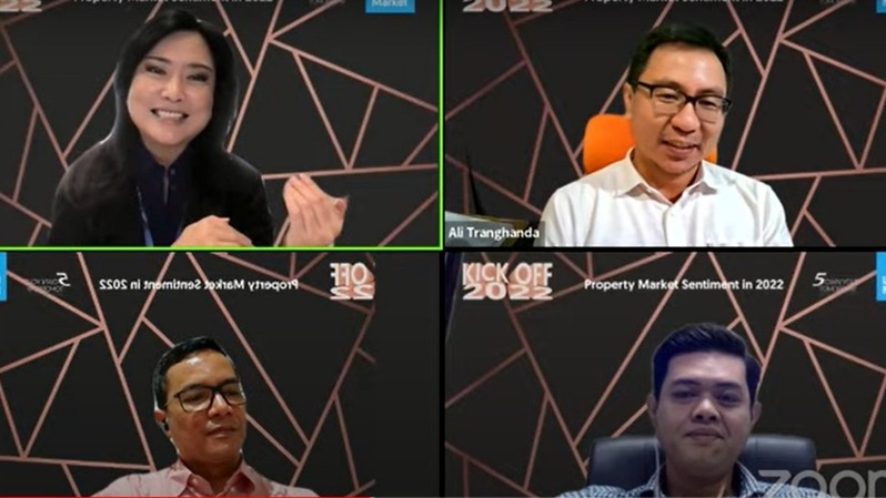 Talkshow Kick Off 2022 yang digelar oleh Loan Market Indonesia secara virtual, Rabu (26/01/2022).