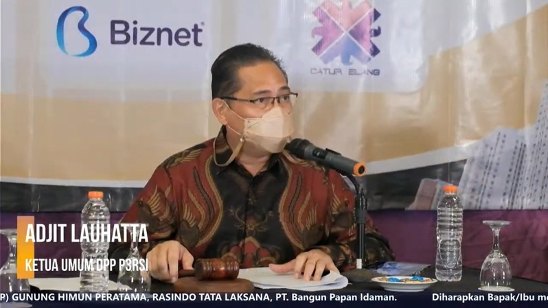 Ketua Umum Persatuan Perhimpunan Penghuni Rumah Susun Indonesia (P3RSI) terpilih periode 2022 - 2025 Adjit Lauhatta. (istimewa)
