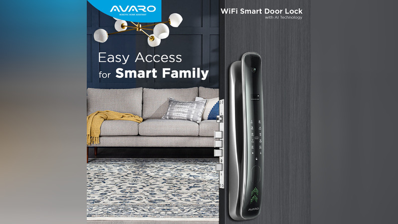 AVARO WiFi Smart Door Lock SL02 (Foto: Dok.PR)