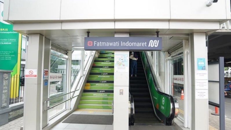 Stasiun MRT Fatmawati Indomaret. Foto ilustrasi: PT MRT Jakarta