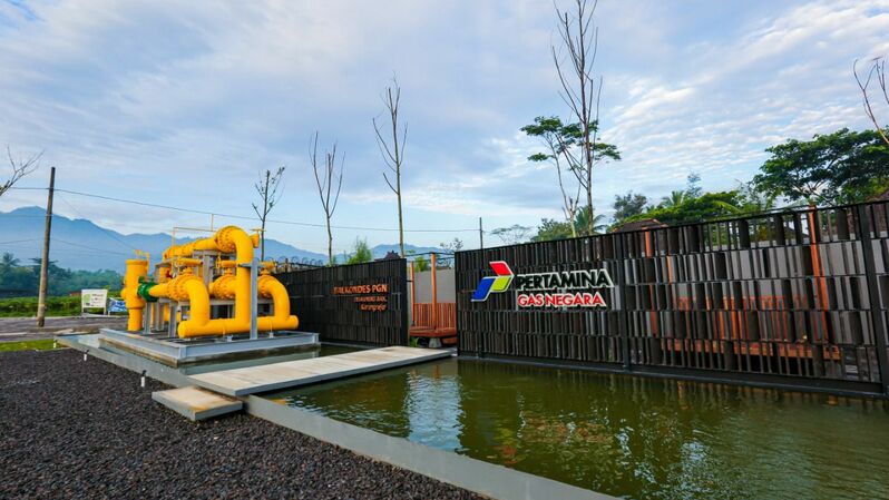  Subholding Gas Pertamina, PT PGN Tbk, berkomitmen untuk terus memajukan Balai Ekonomi Desa (Balkondes) di Desa Karangrejo Borobudur Magelang dan mendukung program destinasi super prioritas pemerintah. (Foto: Dok. PGN)