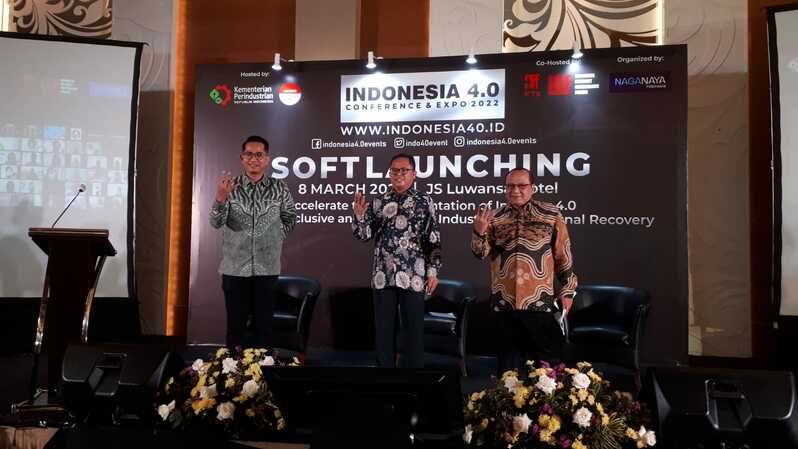 Kementerian Perindustrian RI, Federasi Teknologi Informatika Indonesia (FTII), Indonesia Internet Governance Forum (IGF) dan Nagayana Indonesia Gelar Soft Launching Indonesia 4.0 Conference & Expo 2022.