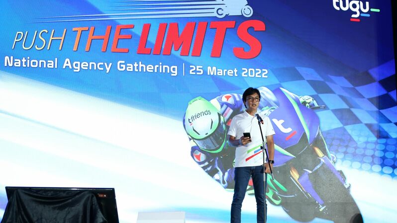 Direktur Pemasaran Asuransi Non-Migas Tugu Insurance Ery Widyatmoko pada kegiatan National Agency Gathering 2022 - Push The Limits. 