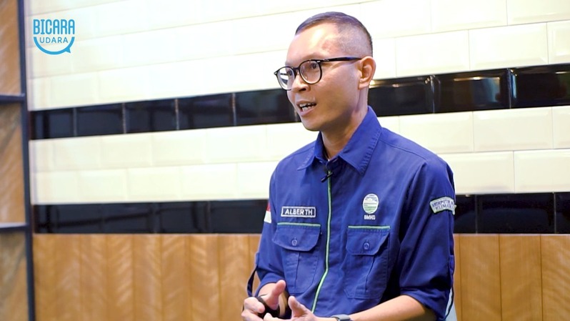 Koordinator Sub Bidang Informasi Gas Rumah Kaca BMKG Alberth Nahas. Foto: Ist
