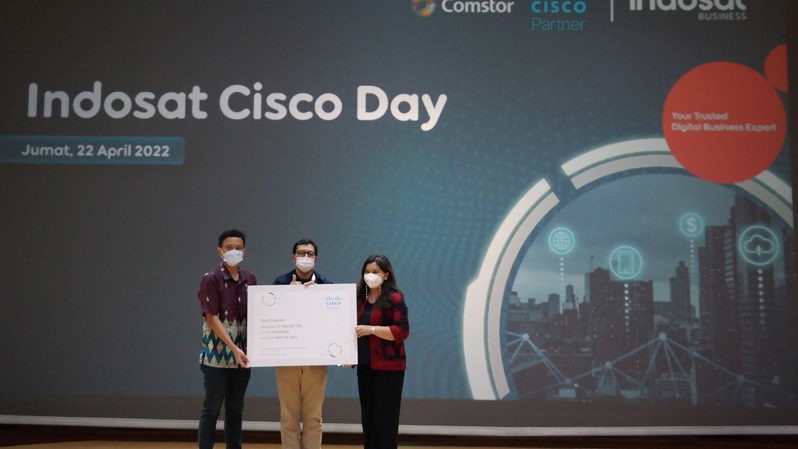 Indosat Ooredoo Hutchison, Indosat Business, meraih status Gold Provider Partner Cisco. (IST)