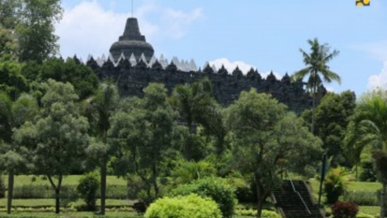 Candi Borobudur siap menyambut wisatawan pada liburan Lebaran 2022