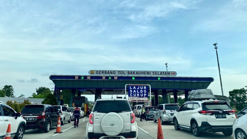 Gerbang Tol (GT) Bakauheni Selatan. (Foto: HK)