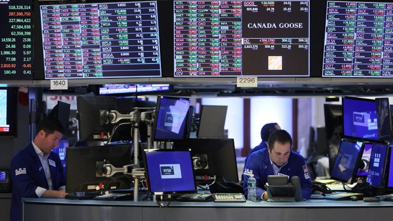 Bursa Efek New York (NYSE). (FOTO: AFP)