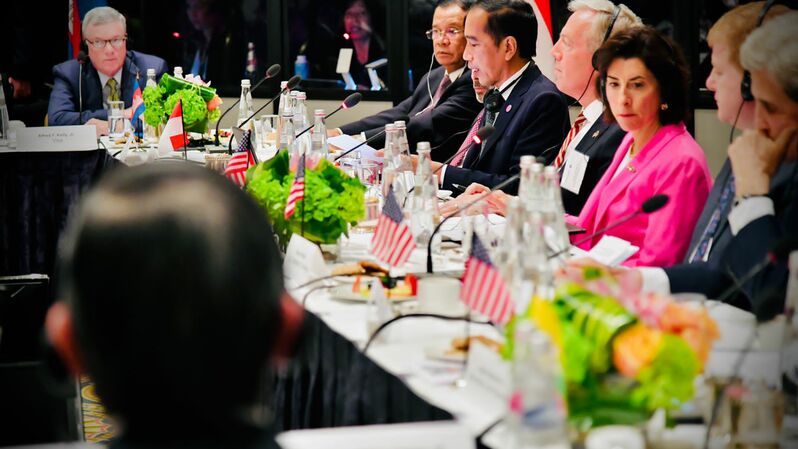 Presiden Jokowi bertemu dengan sejumlah CEO perusahaan besar di Amerika Serikat.