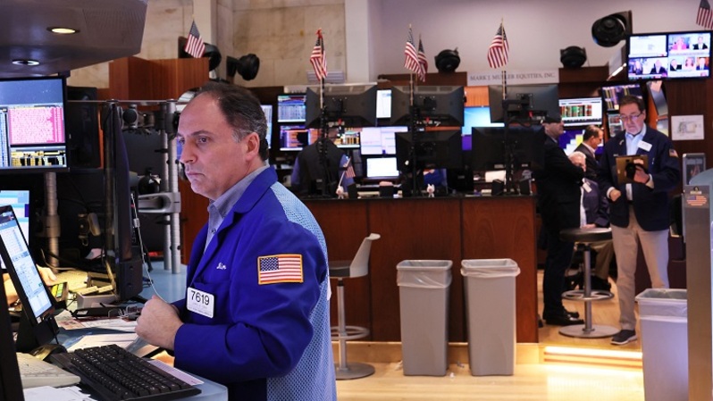 Bursa saham New York, AS. (FOTO: AFP)