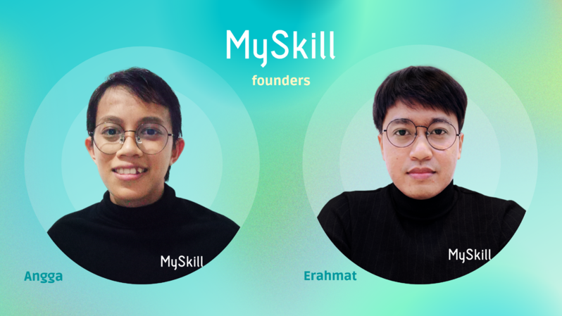 Angga Fauzan dan Erahmat, pendiri MySkill. (IST) 