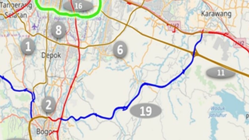 Rencana Tol Sentol Selatan-Karawang Barat. (Foto; Ist)