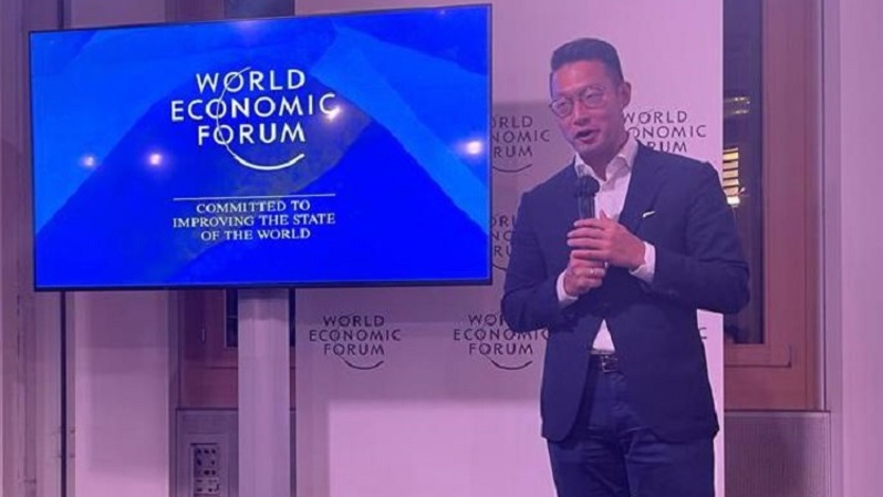 John Riady dalam World Economic Forum (WEF) 2022 di Davos, Swiss.
