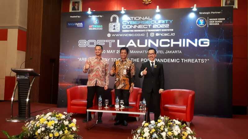 Naganaya Indonesia Berkolaborasi dengan APTIKNAS dan BSSN Selenggarakan  Soft Launching National Cybersecurity Connect 2022.