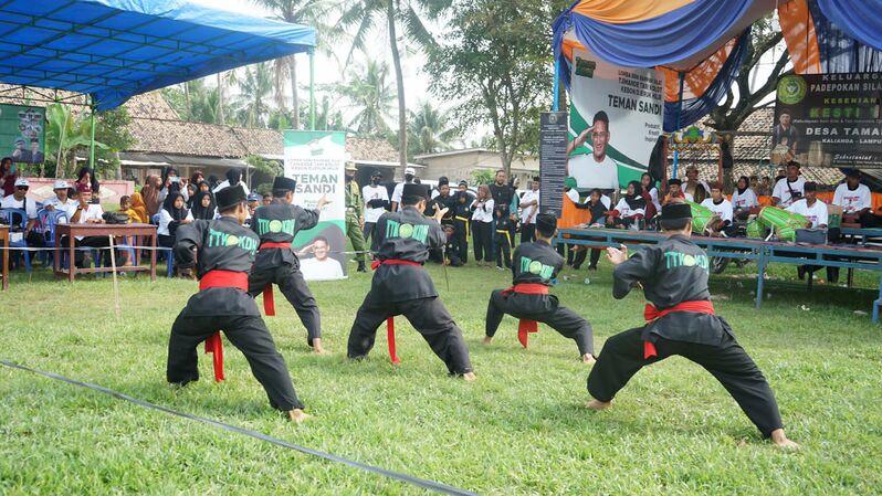 Teman Sandi gelar lomba Pencak Silat  di Lampung Selatan, Sabtu (11/6/2022).