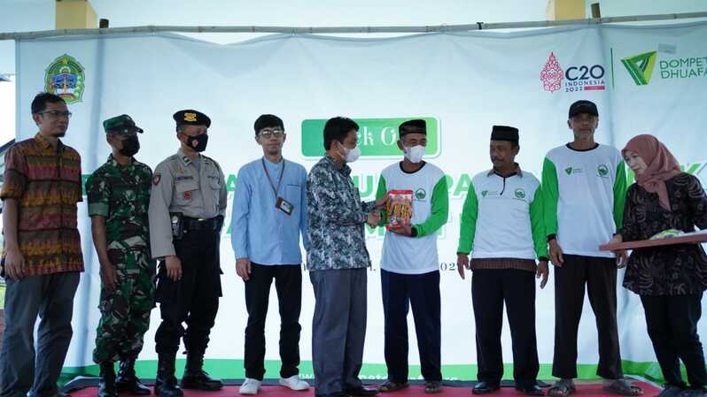 DD Resmikan Program Penyediaan Hijauan Pakan Ternak di Gunung Kidul , Sabtu (18/6).
