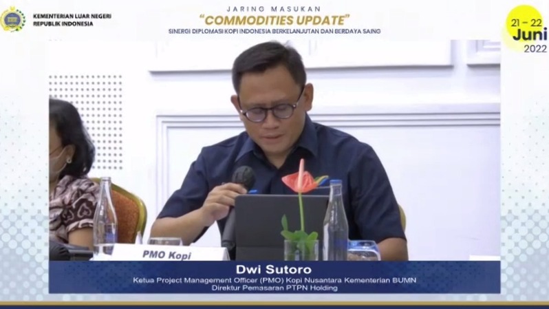 Dwi Sutoro, Direktur Pemasaran Holding Perkebunan Nusantara PTPN III (Persero) yang juga menjabat Ketua PMO Kopi Nusantara. (ist)