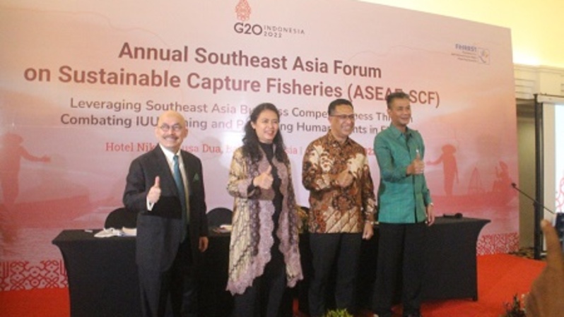 FIHRRST dan Kemenko Marves  Bahas Perikanan di Ajang Annual Southeast Asia Forum on Sustainable Capture Fisheries (ASEAF-SCF) yang digelar di Bali
