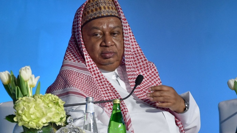 Sekretaris Jenderal Organisasi Negara Pengekspor Minyak (OPEC) Mohammed Sanusi Barkindo wafat di usia 63 tahun. (FOTO: FAYEZ NURELDIN / AFP)