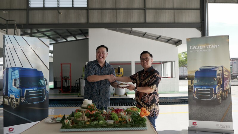 Astra UD Trucks meresmikan gudang suku cadang dan peningkatan fasilitas bengkel di Semarang, Jawa Tengah. (ist)

