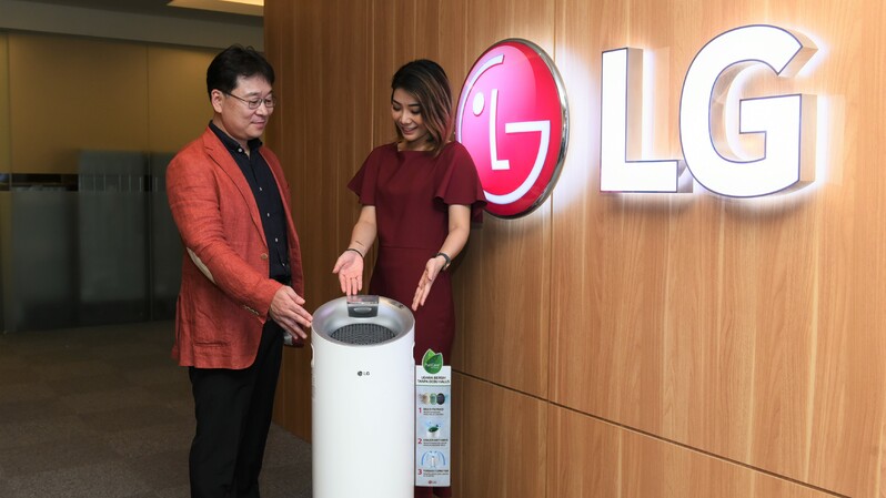 LG PuriCare Bunglon memiliki sistem penyaringan udara canggih berbalut desain cantik menjawab kebutuhan masyarakat terhadap kualitas udara di dalam rumah.(Foto: LG)