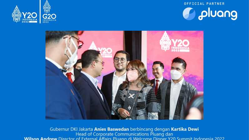 Pertemuan Delegasi Y20 dengan Ketua DPR RI Puan Maharani dan Gubernur DKI, Anies Baswedan (17/7/2022).