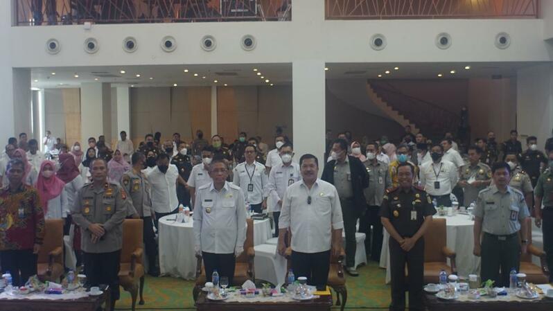 Rapat Koordinasi Pengawasan Bidang Ketahanan Pangan di wilayah Pontianak, Kalimantan Barat, Rabu 29 Juli 2022. (Foto: Dok. Kementan)