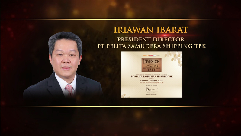 Direktur Utama PT Pelita Samudera Shipping Tbk, Iriawan Ibarat
