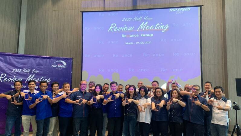 Reliance Group menggelar Half Year Review Meeting 2022 di Jakarta, Jumat (29/7/2022).