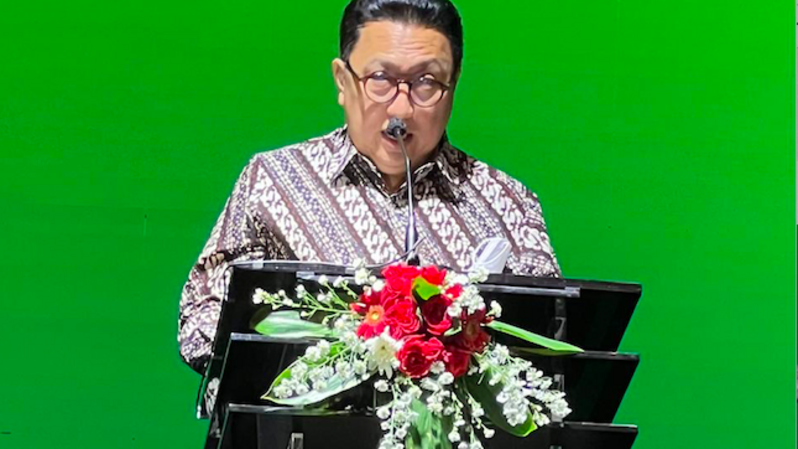 Presiden Direktur PT Adaro Energy Indonesia Tbk (ADRO) Garibaldi Thohir. (Foto: Primus Dorimulu)
