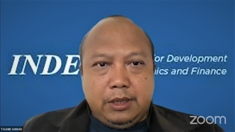 Direktur Eksekutif INDEF Tauhid Ahmad. (Investor Daily/Arnoldus Kristianus)