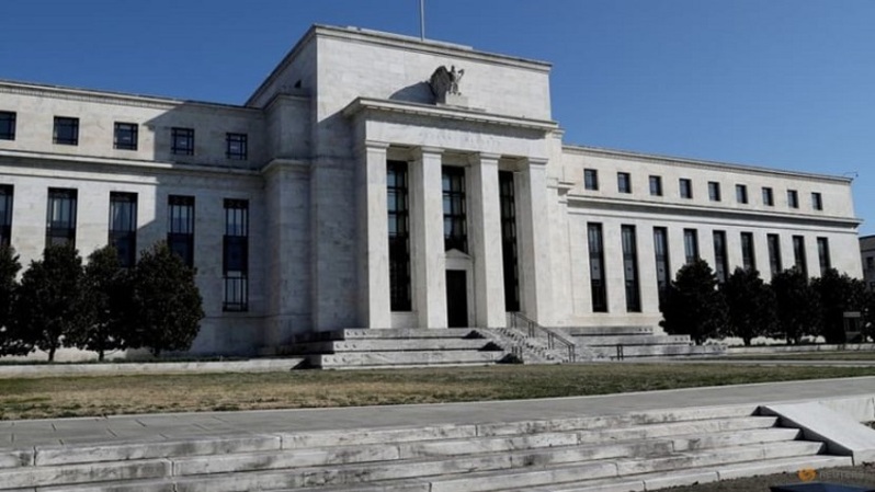 Gedung Dewan Federal Reserve di Constitution Avenue Washington, AS pada 19 Maret 2019. (Foto: REUTERS/Leah Millis)