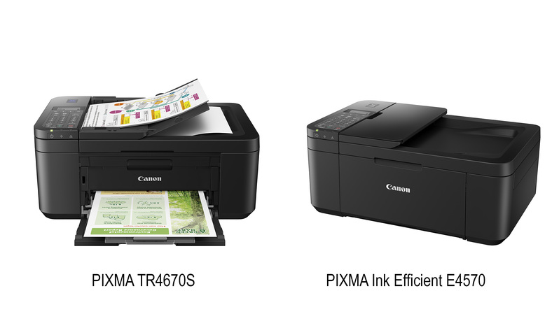 Canon PIXMA TR4670S dan Ink Efficient E4570. (IST) 
