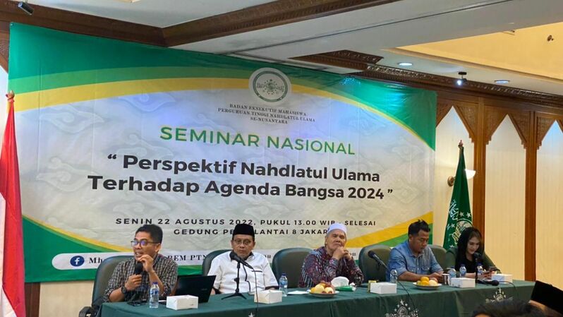 Seminar Nasional, Perspektif Nahdlatul Ulama (NU) Terhadap Agenda Bangsa 2024.