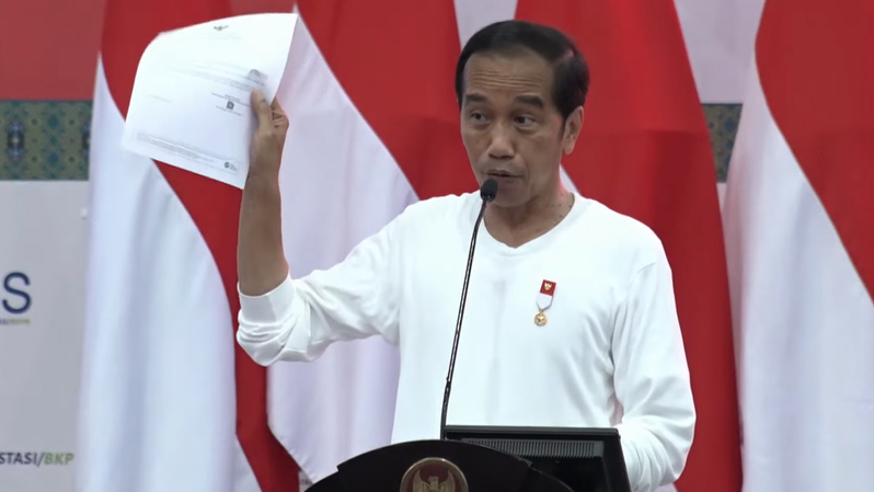Presiden Jokowi. (Sumber: Youtube BPMI Setpres)