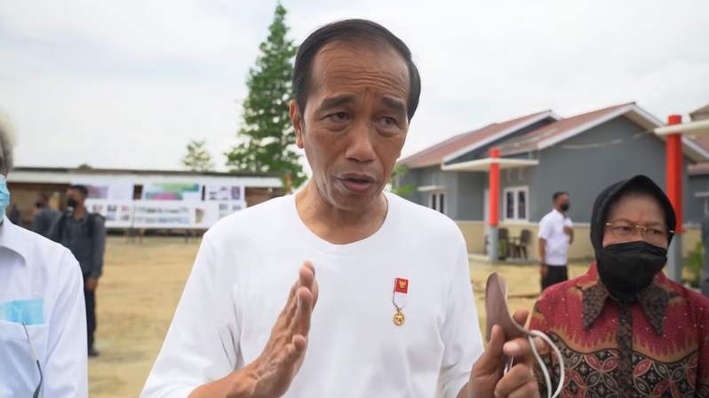 Presiden Jokowi saat berkunjung ke Jayapura, Rabu 31 Agustus 2022. (Youtube BPMI Setpres)