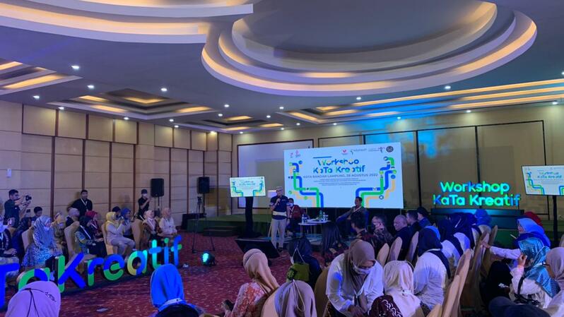 Workshop Pengembangan Kabupaten/Kota Kreatif Indonesia 2022 di Bandar Lampung. 