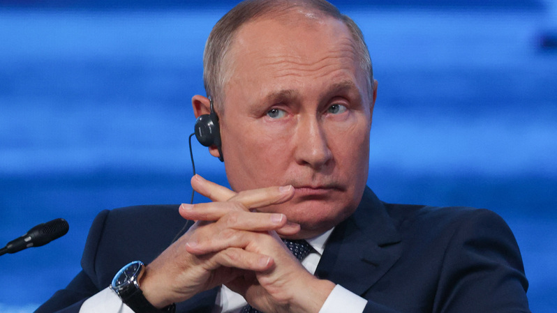 Presiden Rusia Vladimir Putin. ( Foto: SERGEI BOBYLYOV / TASS HOST PHOTO AGENCY / AFP )
