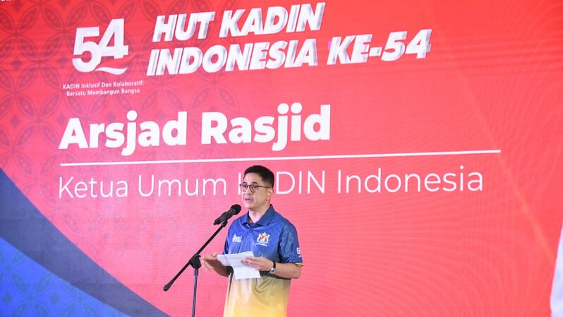 Kamar Dagang dan Industri (Kadin) Indonesia merayakan ulang tahun ke-54 dengan mengadakan turnamen golf dan syukuran bersama jajaran pengurus di Driving Range Pondok Indah, Sabtu (24/9/2022).