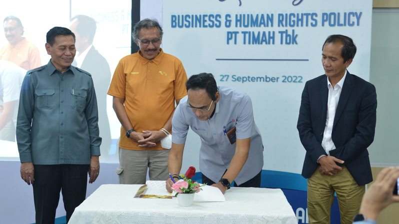 PT Timah Tbk meluncurkan Business & Human Rights Policy