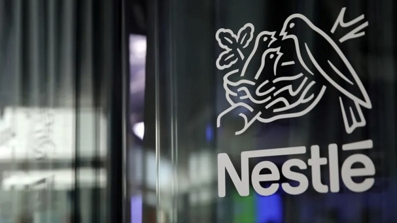 Logo Nestlé. (Foto: Bloomberg)
