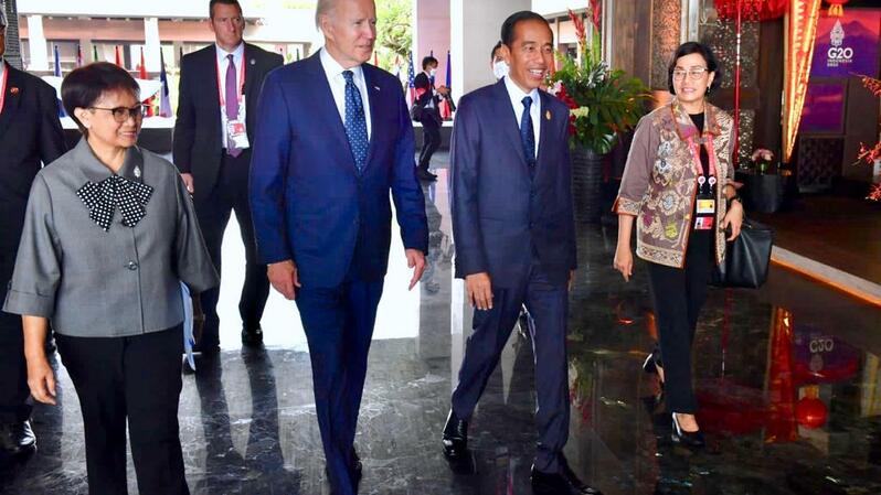 Presiden Jokowi di KTT G20