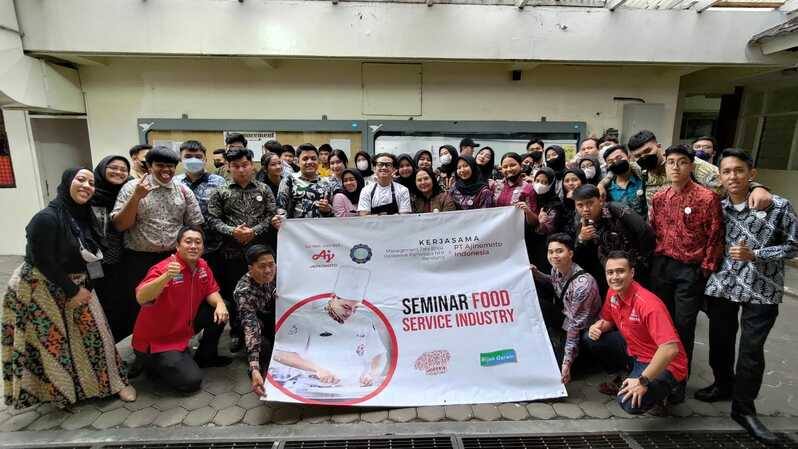 PT Ajinomoto Indonesia melalui Horeka (Hotel, Restoran, Katering)  departemen melaksanakan seminar dengan tema Modern Cooking di Poltekpar NHI Bandung. Seminar yang dihadiri oleh para mahasiswa/i Poltekpar NHI Bandung pada 11 November 2022 