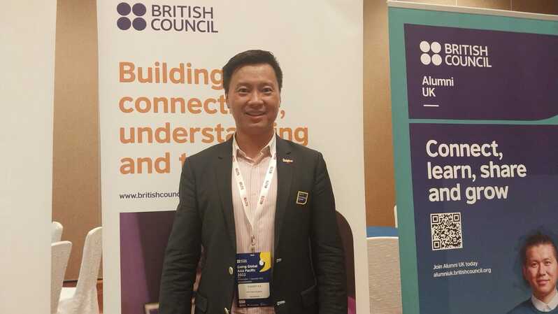 British Council Indonesia Country Director Summer Xia di sela-sela konferensi Going Global Asia-Pacific 2022 pada Selasa, 29 November 2022. (B Universe Photo/Jayanty Nada Shofa)
