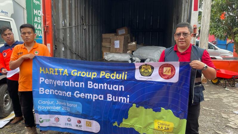 Harita Group Serahkan Bantuan Gempa Cianjur Tahap Kedua