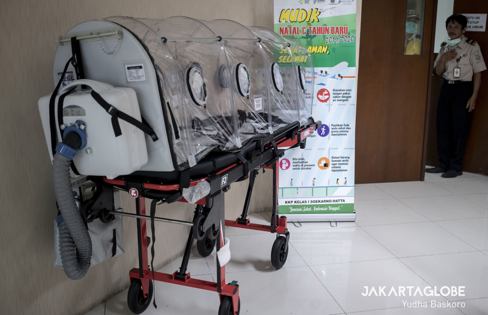 Screening for Coronavirus at Soekarno-Hatta Airport