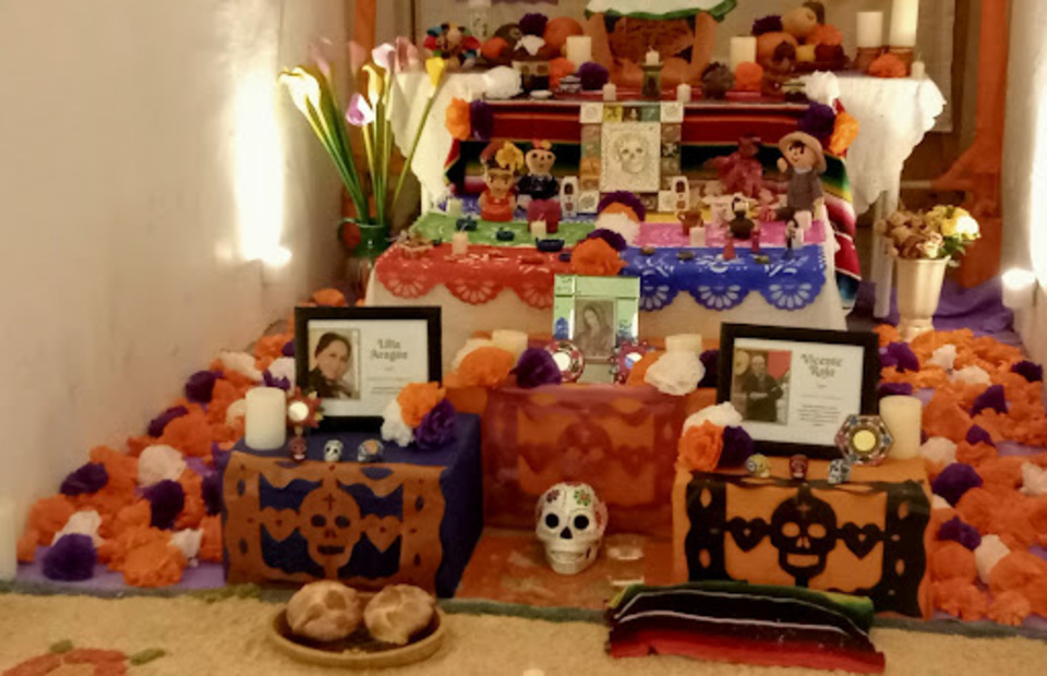A closer look of the ofrenda as seen at the Day of the Dead celebration in Pos Bloc Jakarta on October 29, 2021. (JG Photo/Jayanty Nada Shofa)