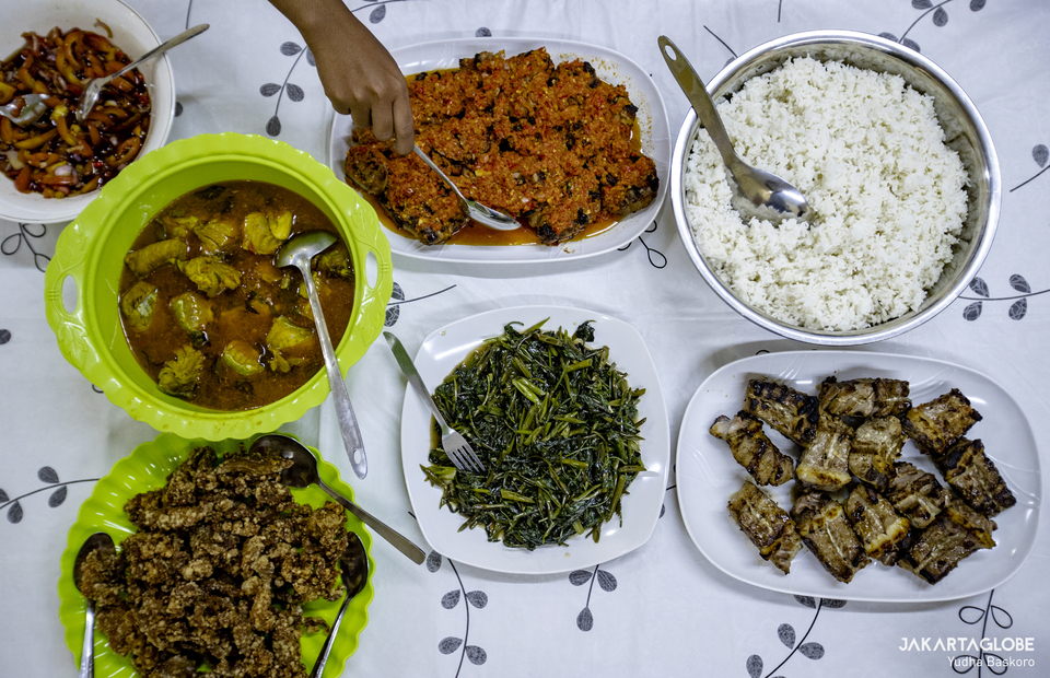 Dishes with tuna recipes is seen at PT. Harta Samudra, in Ambon, Maluku Province on October 31, 2021. (JG Photo/Yudha Baskoro)