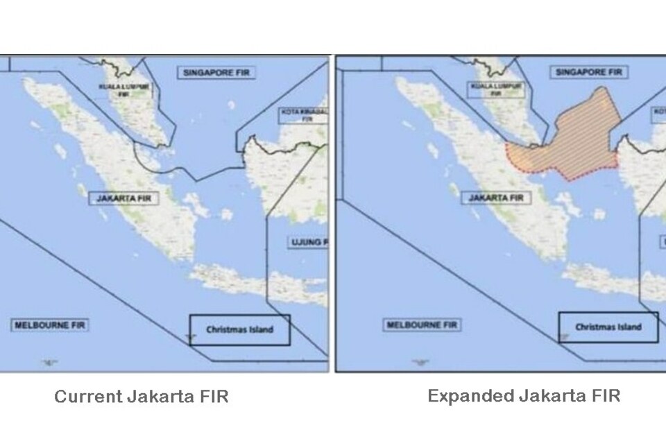 FIR Realignment Gives Back 250,000 Sq Km Airspace to Indonesia