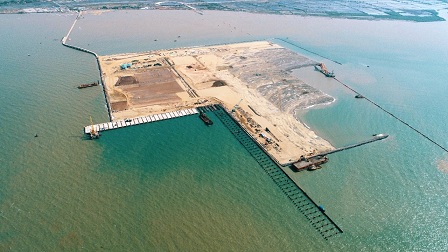 Proyek Pelabuhan Patimban tahap I di Subang, Jawa Barat